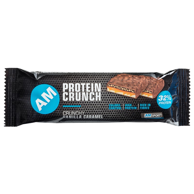Protein Crunch AMSPORT®  32% proteína, vanillia y caramelo